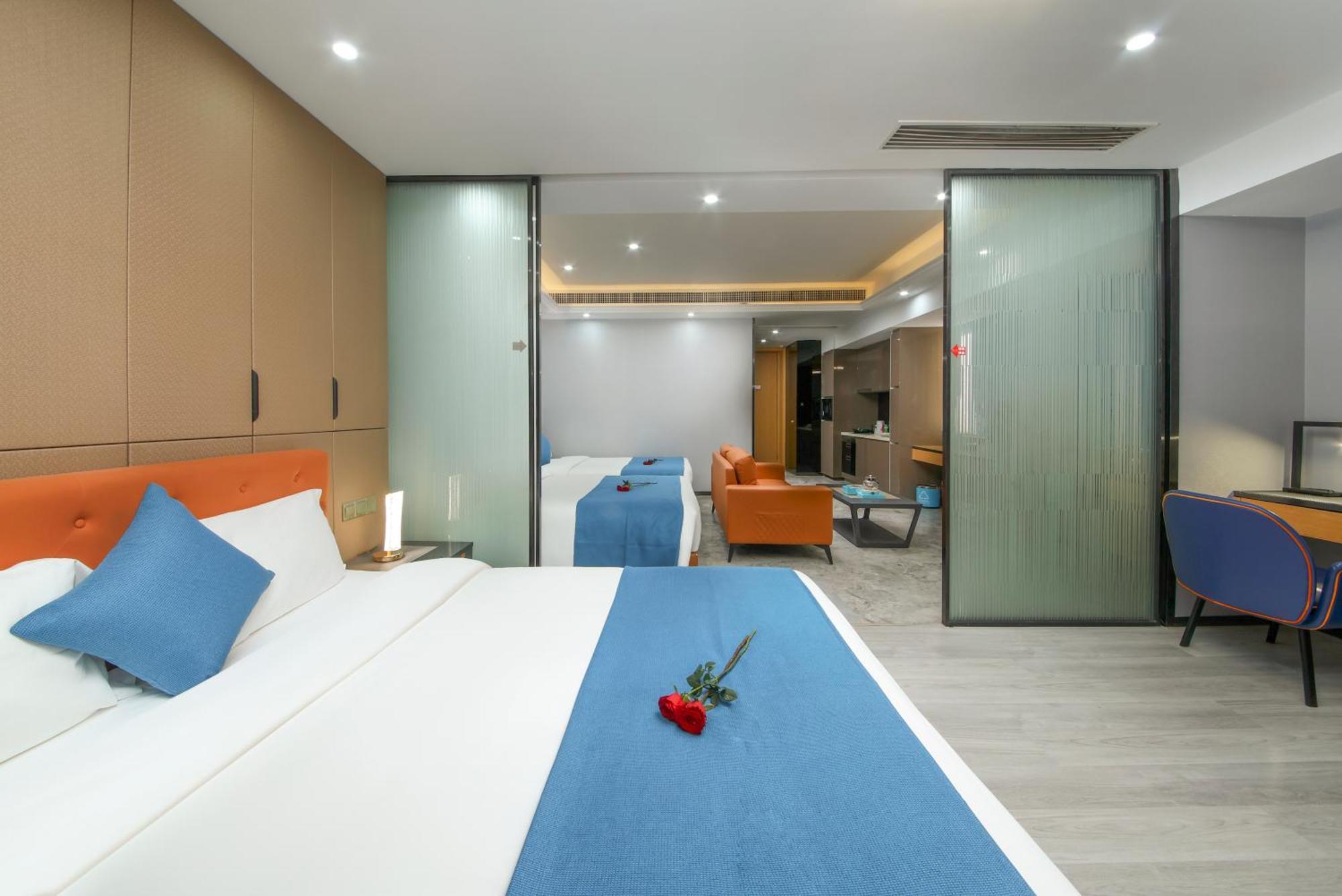 Boman Holiday Apartment Bei Jing Lu Jie Deng Du Hui Branch Guangzhou Eksteriør bilde